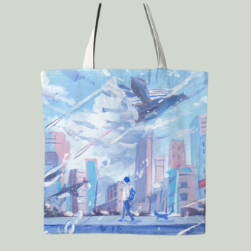 "Whale" Tote Bag