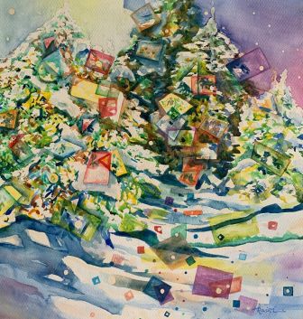 Abstract Christmas Tree