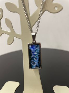 limited edition floral series necklace purple