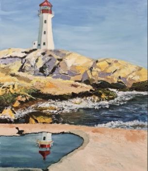 Lighthouse in Reflection