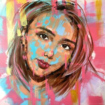 (Commission) Portrait Abstract Painting