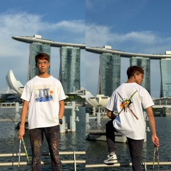 MBS playnting t-shirt (white)