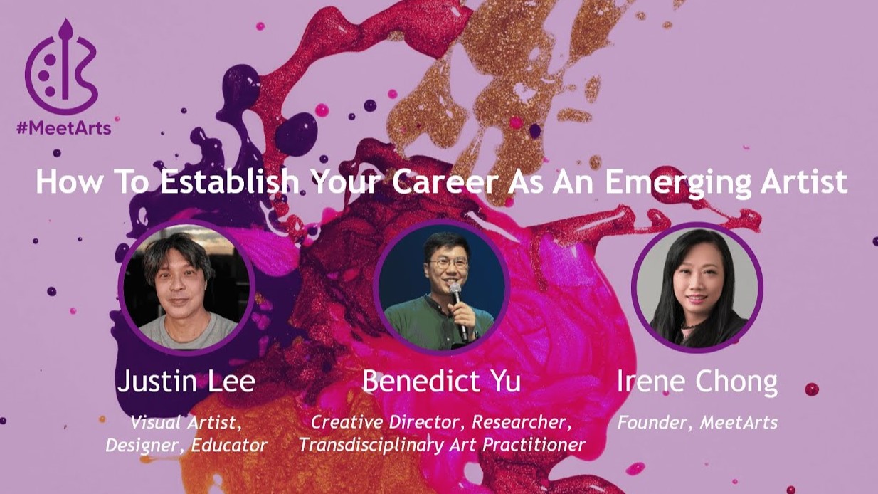 6 key takeaways from our webinar on 24 Feb 23: How To Establish Your Career As An Emerging Artist